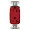 Hubbell Wiring Device-Kellems Straight Blade Receptacle, 5-20R, 20 A, 125V AC, 2 Pole, 3 Wire, Flush Mount, Grounded DR20R - alternate 2